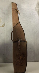 Vintage Leather Rifle case Handmade 49” - Picture 1 of 10