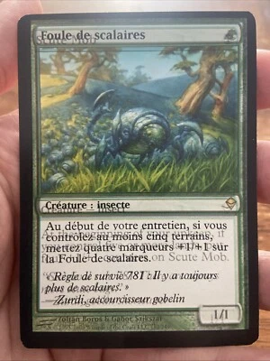 Scute Mob MTG Misprint Double Print Make-Ready Zendikar French/English - Image 1 of 2