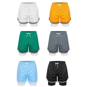 Boys Sportshorts Yoga Pull-On Shorts Jersey Short Pants Jogger Sportswear Gym - Picture 1 of 72