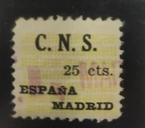 MADRID. EDIFIL N/C  25 CTS C.N.S ESPAÑA . - Picture 1 of 2
