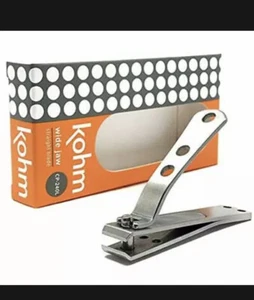 Kohm Clipper Toenail CP240L for Thick Nails 4mm Wide Jaw Opening Straight - Picture 1 of 4