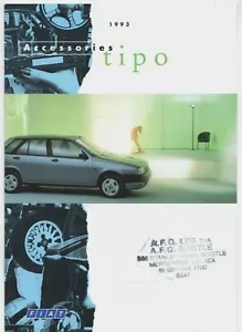 Fiat Tipo Accessories Early-Mid 1993 UK Market Sales Brochure - Picture 1 of 2