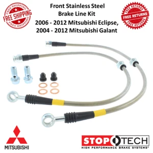 StopTech Front Stainless Steel Brake Lines For Mitsubishi 06-12 Eclipse Galant - Bild 1 von 12