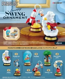 Peanuts Snoopy Swing Ornament Mini Diorama Figure Toy RE-MENT Complete set Japan - Bild 1 von 2
