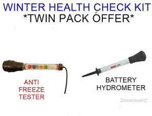 ANTI FREEZE TESTER & BATTERY HYDROMETER *VEHICLE WINTER HEALTH CHECK KIT* - Picture 1 of 1