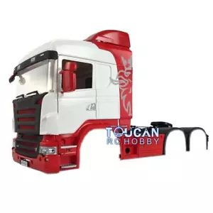1:14 3Axles Midtop Cabin For TAMIYA RC Tractor Truck Vehicle Car Shell DIY Model - Picture 1 of 1