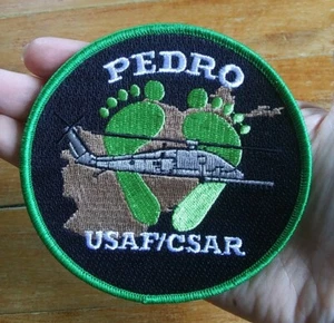 USAF AFSOC PARA RESCUE PJ JOLLY GREEN CSAR PEDRO AIR FORCE COLLECTORS PATCH - Picture 1 of 5