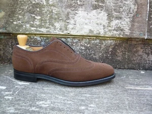 CHURCH’S BROGUES SCHUHE BRAUN WILDLEDER UK7 HERREN GUNTHORPE UNGETRAGENER ZUSTAND - Bild 1 von 10