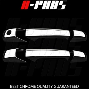 FOR CHEVY SILVERADO 07-13 CHROME 2 DOORS HANDLES COVERS W/OUT PASSENGER KH - Picture 1 of 1