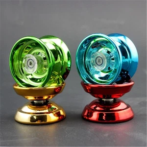 Aluminum Alloy Magic Yoyo Responsive High-speed With Spinning String Gold Red - Picture 1 of 16
