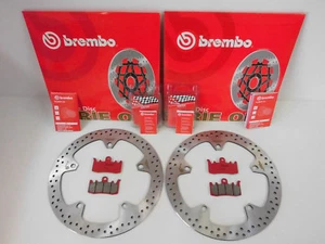 Brembo Bremsscheiben Bremse vorne links + rechts + Bremsbeläge BMW S 1000 XR ABS - Picture 1 of 1