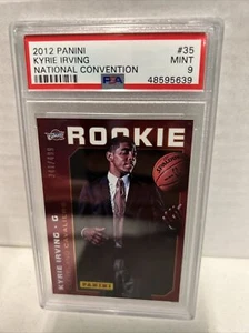 2012 Panini National Convention #35 /499 Kyrie Irving #35 PSA 9 Rookie RC I0 - Picture 1 of 5