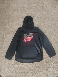Under Armour Girls' Armour Fleece Wordmark Hoodie # Youth XLarge (14-16) - Picture 1 of 4