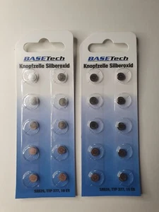 20 Stück Knopfzellen SR626 Typ 377 - Bild 1 von 1