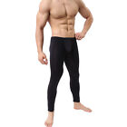 Men Long Johns Bulge Pouch Bottoms Underwear Gym Jogging Joggers Base Layer Pant