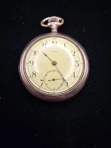 vintage Regina Banner Gold Filled pocket watch 15 jewels works! - Picture 1 of 7