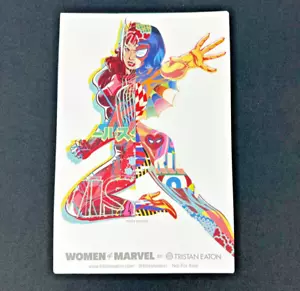 Tristan Eaton Showcard - Woman of Marvel Sammlung Kunstgalerie 9"x6" - Wynwood - Bild 1 von 15