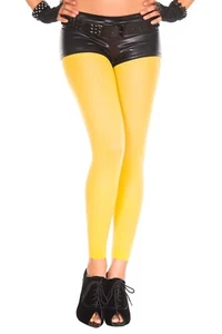sexy MUSIC LEGS opaque FOOTLESS leggins TIGHTS basic PANTYHOSE stockings ML35747 - Picture 1 of 14