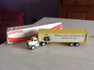 Rarissimo camion a rimorchio Chanel 21 Winross 1973 in box 1:64 made in Usa - Immagine 1 di 4