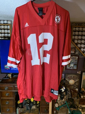 Nebraska Huskers #12 Adidas College Football Jersey Men's Size 2XL Cover