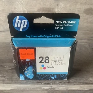 Original HP 28 Tintenpatrone Schwarz Ablaufdatum 2009 - Bild 1 von 4