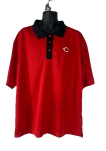 MLB Original Merch Cincinnati Reds True Fan Poloshirt Herren Größe 2XL * Fehler lesen - Bild 1 von 10