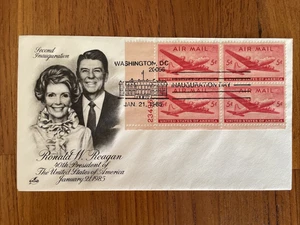 1985 Reagan Second Inauguration Event Cover - Picture 1 of 2