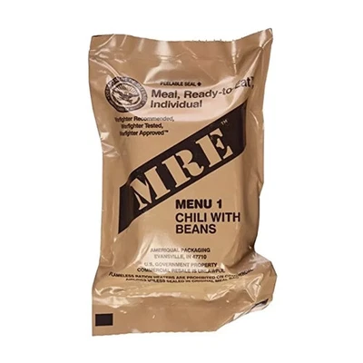 SOPAKCO MRE U.S. Military Ready to Eat Choose your own meal menus 1-24 Test Date 2025