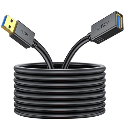 USB Extension Cable 20Ft - High Speed USB 3.0 Extender Male to Female Cord, Dura - Image 1 of 4
