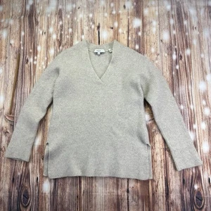 Suéter Vince tejido crema cuello en V talla XS - Imagen 1 de 10