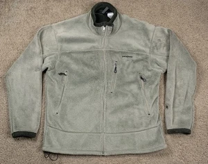 Patagonia Mens XL Green R4 Fleece Full Zip Jacket Polartec Made In USA Regulator - Picture 1 of 9