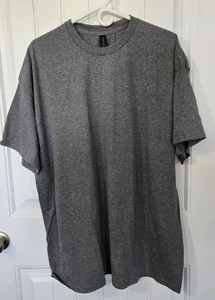 T-shirt uomo Gildan G800 maglia cotone/poliestere misto secco grigio grafite tinta unita - Foto 1 di 3