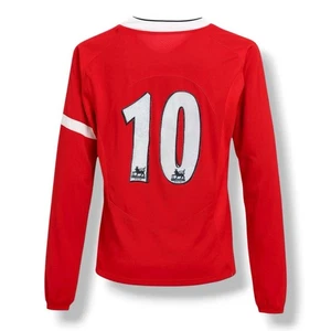 2004/06 Nike Manchester United #10 V.NISTELROOY Home Fußball Trikot Herren Rot S - Bild 1 von 15