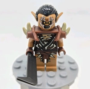 LEGO LOTR Gundabad Orc Hair & Shoulder Spikes LOR077 Minifigure From Set 79011 - Picture 1 of 6