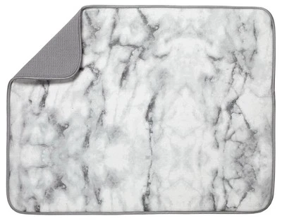 S&T INC. Dish Drying Mat Extra Large 18” X 24“ fast drying reversible Microfiber - Image 1 of 4