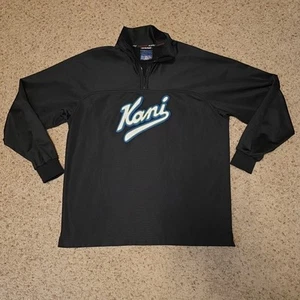 Karl Kani Pullover Mens XL Spell Out Embroidered Hip Hop Y2K Vintage Sweater - Picture 1 of 10
