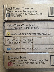 Juego de tóner Xerox Workcentre 7120 7125 7220 7225 CMYK genuino IVA Inc - Imagen 1 de 1