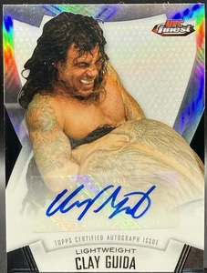 Topps Finest UFC 2012 - Autógrafos de luchador Clay Guida #A-CG refractor (AU) - Imagen 1 de 1