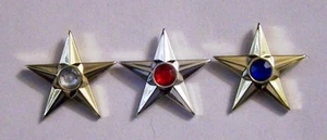 Prendedor Maestro Estudiante Clase Escolar Padres Honor Roll Mes Premio Estrella de Oro Grado A - Imagen 1 de 3