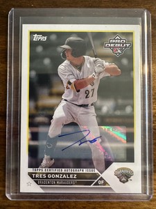 Tres Gonzalez 2023 Topps Debut Auto #PD-191 Pittsburgh Pirates