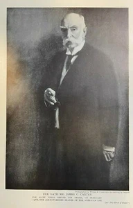 1905 Vintage Magazine Illustration Attorney James C. Carter - Picture 1 of 1