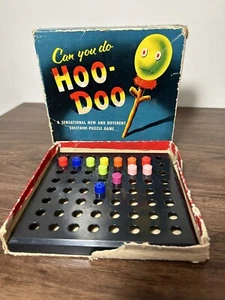 Vintage 1950s Hoo-Doo Solitaire Puzzle Game International Games of Canada - Picture 1 of 5