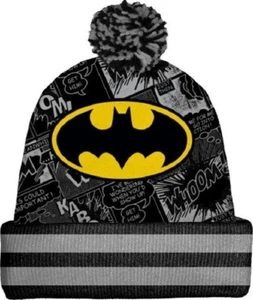 Nuevo Batman DC Comics Gorro Adulto Invierno Esquí Talla Única Superhéroe Murciélago Logo Nuevo en Paquete - Imagen 1 de 2