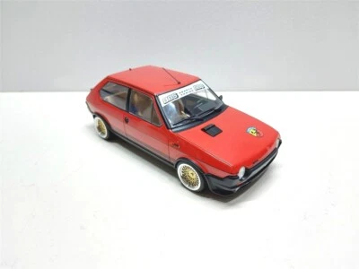 Fiat Ritmo TC 125 Abarth 2000 Tuning BBS Rosso 1980 - 1/18 Artigianale base MCG - Immagine 1 di 4