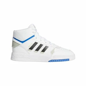 Nuevo Para Hombre ADIDAS Drop Step EF7137 Blanco Tobillo Alto Zapatos Entrenadores Talla UK 8.5 - Imagen 1 de 9
