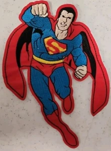 1 - Superman Patch New 6" x 4 - Picture 1 of 3