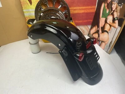 🔥OEM 09-23 Harley Touring Street Electra Glide W/Lights Black Rear Fender🔥 - Image 1 of 4