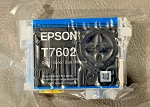 Original Genuine Epson 760 Cyan Ink Cartridge T7602 SureColor P600 Sealed No Box - Picture 1 of 1