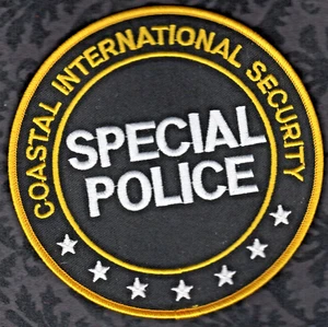 Toppa Spalla Sicurezza Internazionale Costiera Polizia Speciale 5" Rotonda - Foto 1 di 2