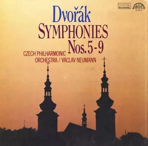 5LP Box DVORAK Symphonies 5-9 NEUMANN Czech PO Supraphon 11104061 NM Digital Rec - Picture 1 of 3